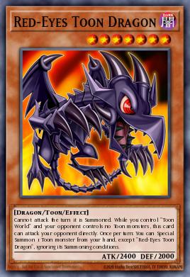 Red-Eyes Toon Dragon SHVI-EN036