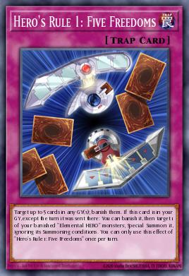 Hero's Rule 1: Five Freedoms MZMU-EN027