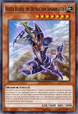Buster Blader, the Destruction Swordmaster BOSH-EN018