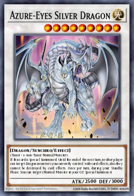Azure-Eyes Silver Dragon LCKC-EN066