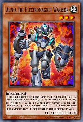Alpha The Electromagnet Warrior MZMU-EN080