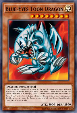 Blue-Eyes Toon Dragon SDP-020