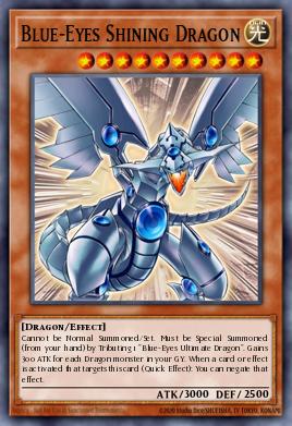 Blue-Eyes Shining Dragon LCKC-EN008