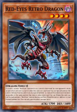 Red-Eyes Retro Dragon LDS1-EN009