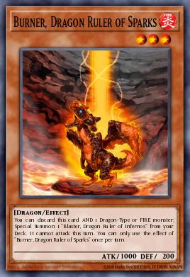 Burner, Dragon Ruler of Sparks SR14-EN009