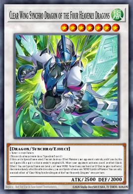 Clear Wing Synchro Dragon of the Four Heavenly Dragons MAMS-EN014