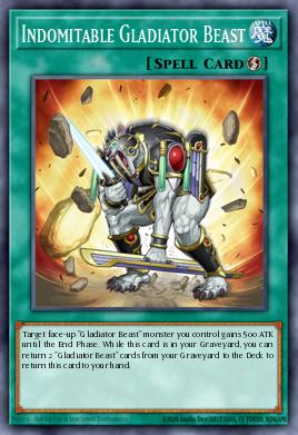 Indomitable Gladiator Beast CRMS-EN056