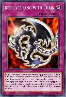 Red-Eyes Fang with Chain LDS1-EN021