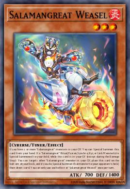 Salamangreat Weasel LD10-EN002