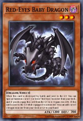 Red-Eyes Baby Dragon LDS1-EN010