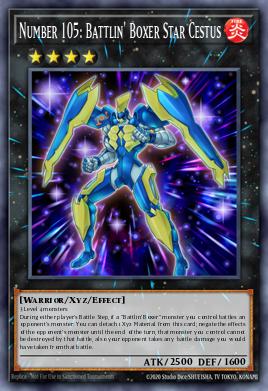 Number 105: Battlin' Boxer Star Cestus LD10-EN042