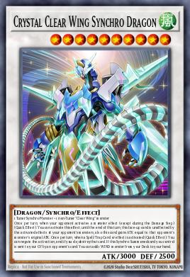 Crystal Clear Wing Synchro Dragon LED8-EN005