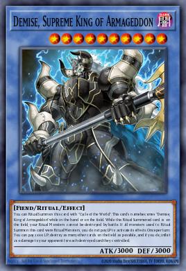 Demise, Supreme King of Armageddon OP08-EN005
