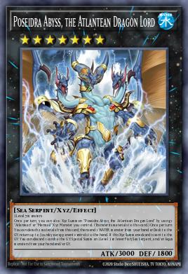 Poseidra Abyss, the Atlantean Dragon Lord ROTA-EN043