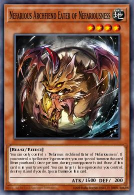 Nefarious Archfiend Eater of Nefariousness SDCH-EN007