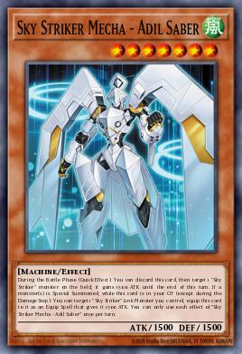 Sky Striker Mecha - Adil Saber L26D-ENS04