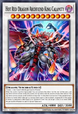 Hot Red Dragon Archfiend King Calamity SDCK-EN047