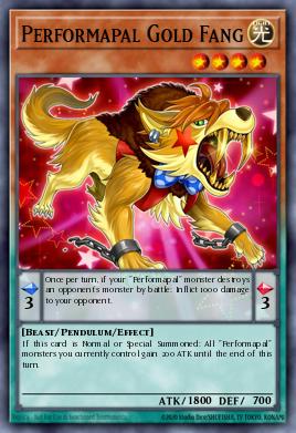 Performapal Gold Fang CYHO-EN095