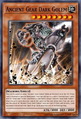 Ancient Gear Dark Golem LEDE-EN006