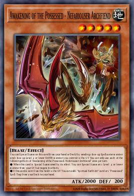 Awakening of the Possessed - Nefariouser Archfiend SDCH-EN005