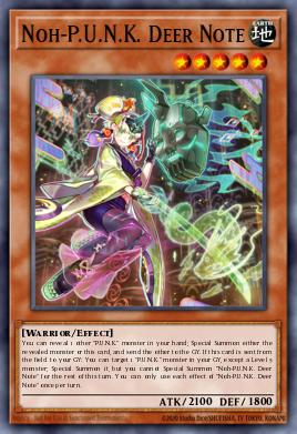 Noh-P.U.N.K. Deer Note DIFO-EN022