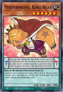 Performapal King Bear YS16-EN002