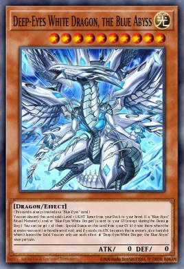Deep-Eyes White Dragon, the Blue Abyss MAMS-EN002