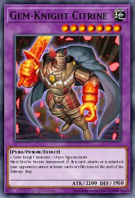 Gem-Knight Citrine HA06-EN019