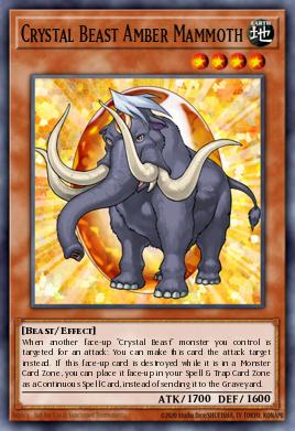 Crystal Beast Amber Mammoth FOTB-EN005