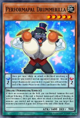 Performapal Drummerilla YS16-EN011