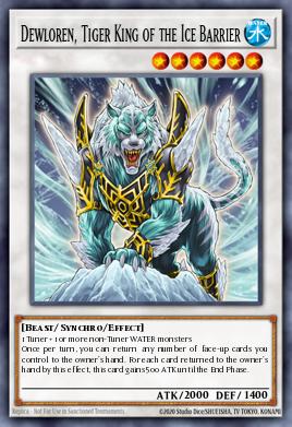 Dewloren, Tiger King of the Ice Barrier HA02-EN027