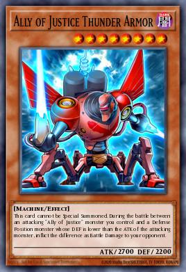 Ally of Justice Thunder Armor HA02-EN021