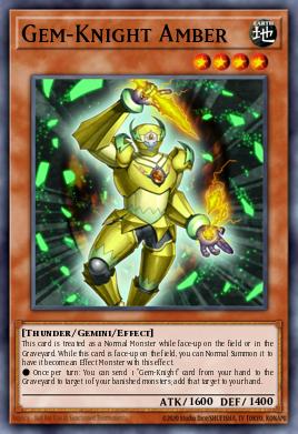 Gem-Knight Amber HA06-EN033
