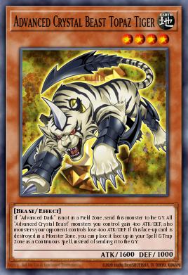 Advanced Crystal Beast Topaz Tiger BLCR-EN013