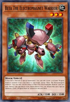 Beta The Electromagnet Warrior MZMU-EN081
