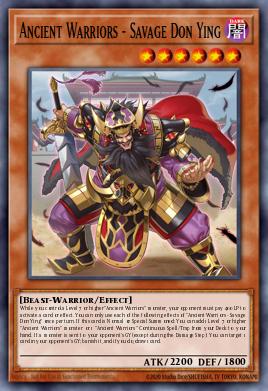 Ancient Warriors - Savage Don Ying DIFO-EN024