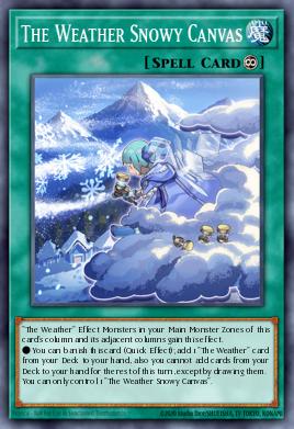 The Weather Snowy Canvas SPWA-EN036