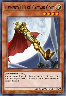 Elemental HERO Captain Gold GLD2-EN025