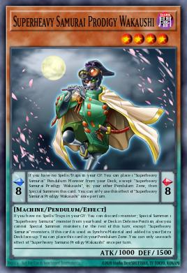Superheavy Samurai Prodigy Wakaushi CYAC-EN006