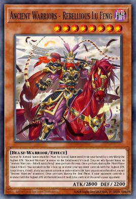 Ancient Warriors - Rebellious Lu Feng BLVO-EN025