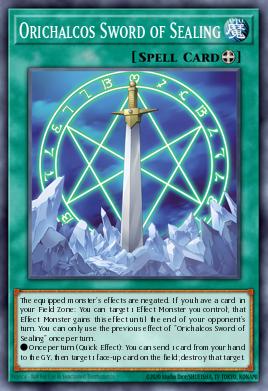 Orichalcos Sword of Sealing 847217