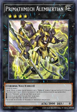 Primathmech Alembertian MYFI-EN040