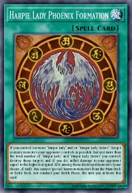 Harpie Lady Phoenix Formation LC04-EN002