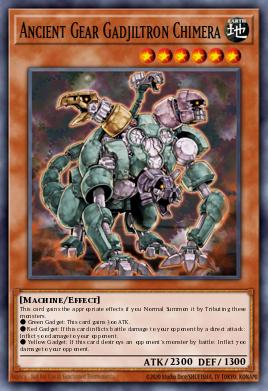Ancient Gear Gadjiltron Chimera SD10-EN002