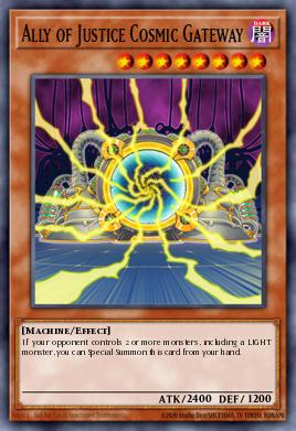Ally of Justice Cosmic Gateway HA02-EN022