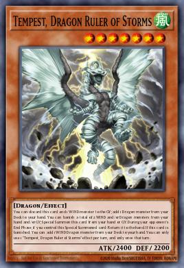 Tempest, Dragon Ruler of Storms MYFI-EN045