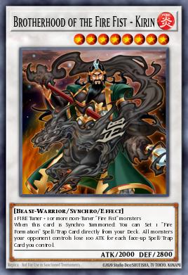 Brotherhood of the Fire Fist - Kirin JOTL-EN042