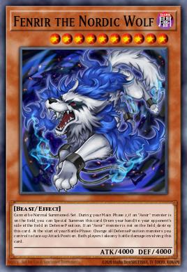 Fenrir the Nordic Wolf LC05-EN002