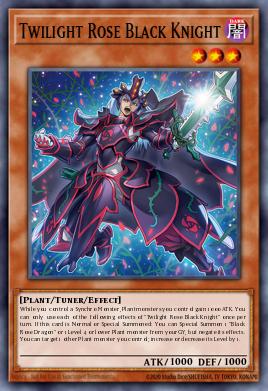 Twilight Rose Black Knight DOOD-EN005