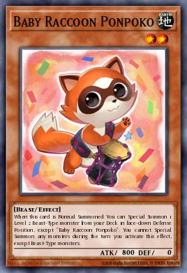 Baby Raccoon Ponpoko OP22-EN005